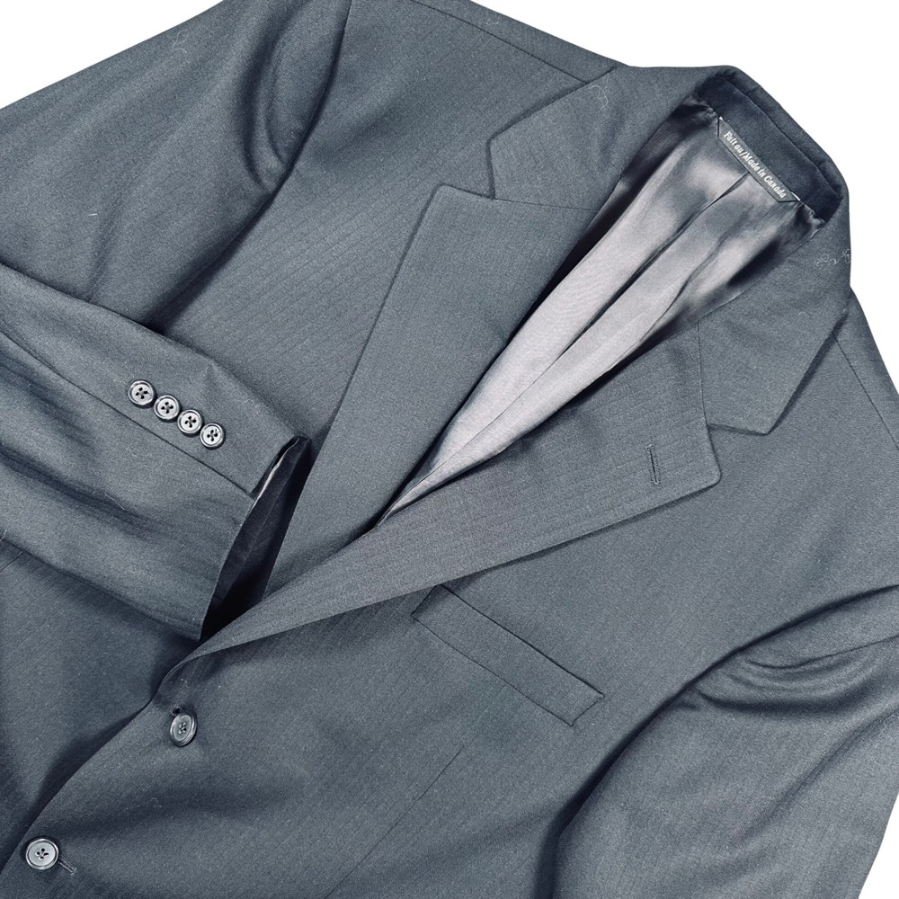 Jack Victor 42S Black Valentino CT‎ 100% Wool Blazer Jacket Sport Coat Preppy
